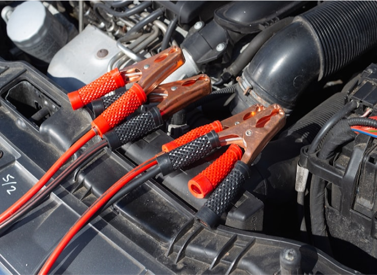 Mechanic performing detailed engine diagnostics 1