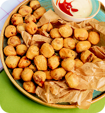 Savory Fried Fish Balls