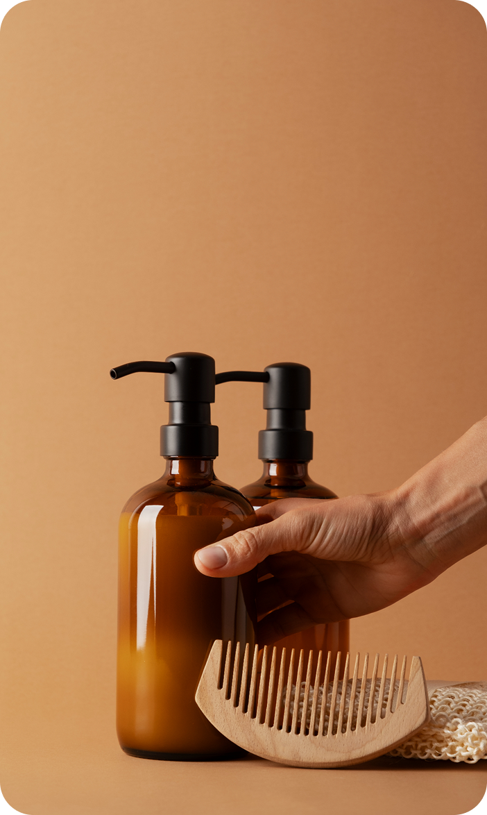 Premium salon-grade hair care products.