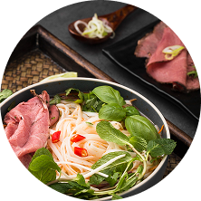 Crispy Fried Pho Noodles with Tender Beef & Bok Choy