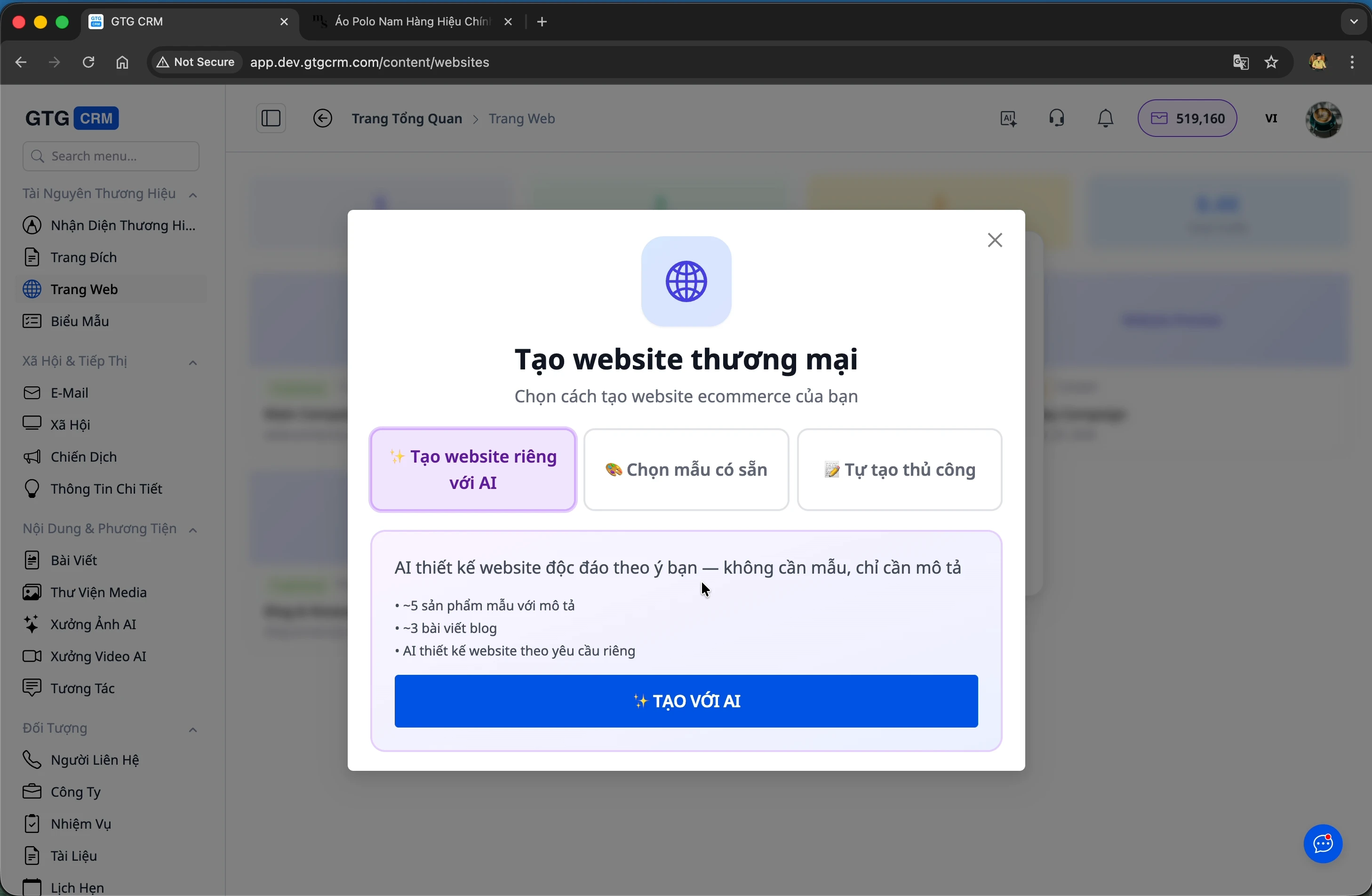 Akses fitur tersebut