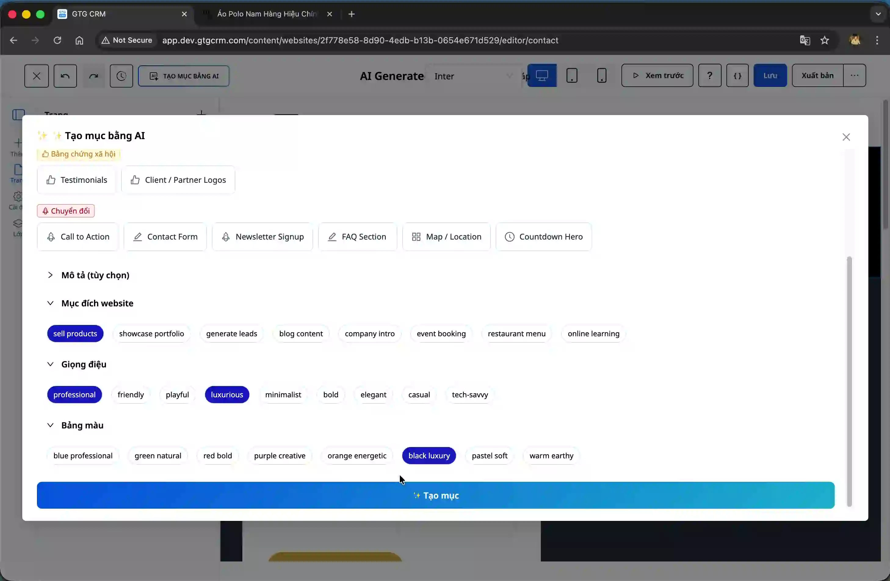 Fill in the details for this section.