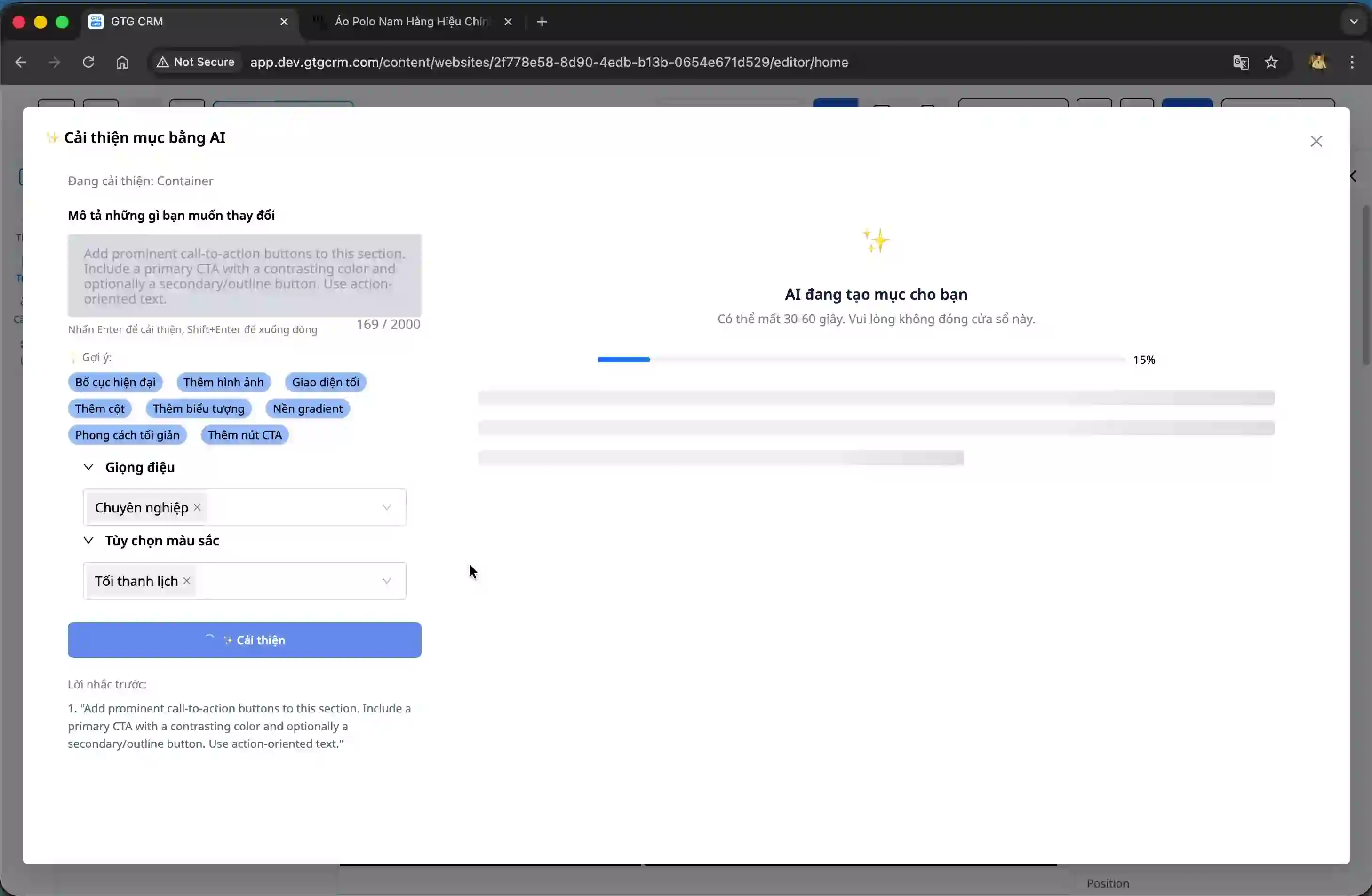 Konfigurasi gaya yang lebih baik