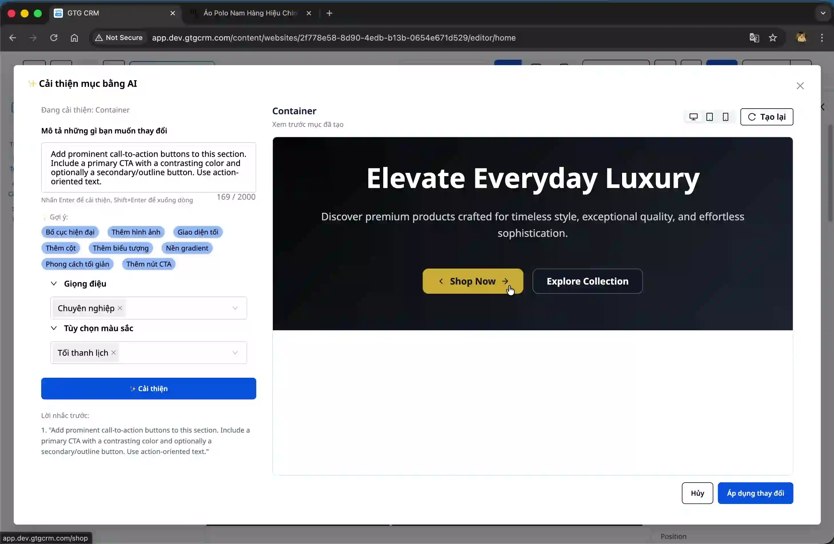 Hasilnya membaik dengan perubahan baru tersebut.