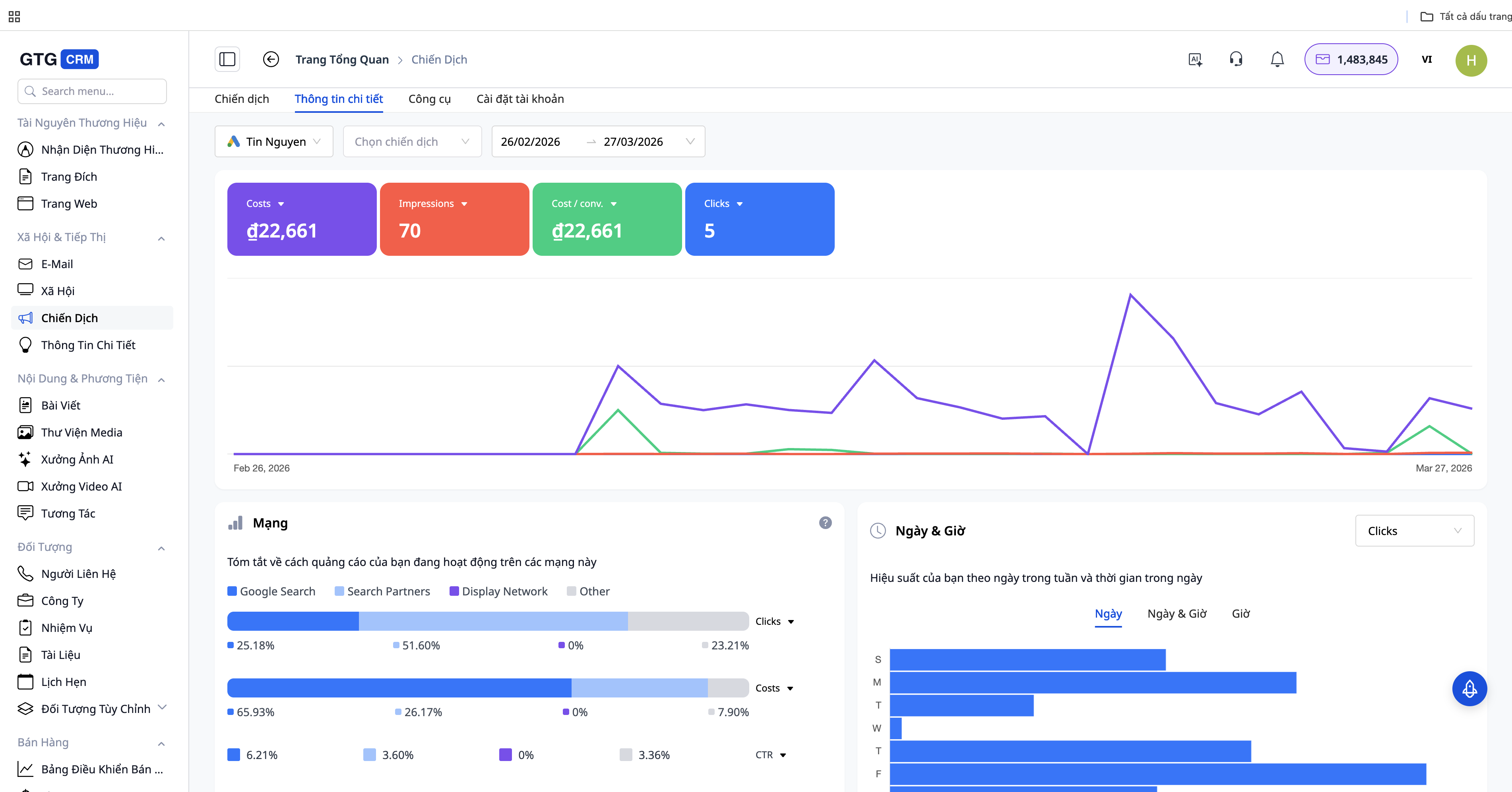 广告管理控制面板