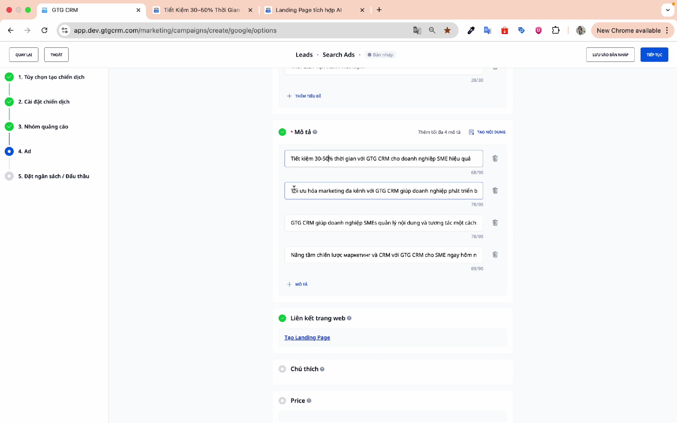 AI creates descriptions