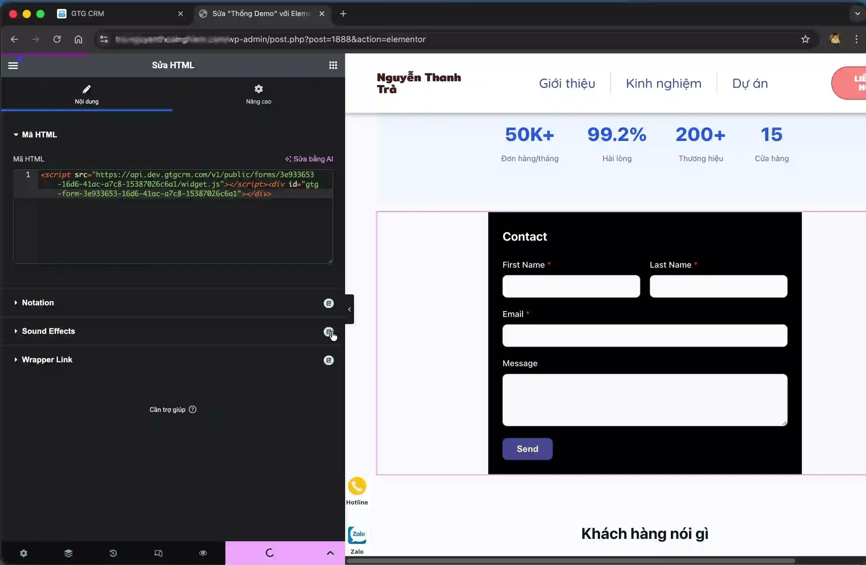 Simpan perubahan WordPress