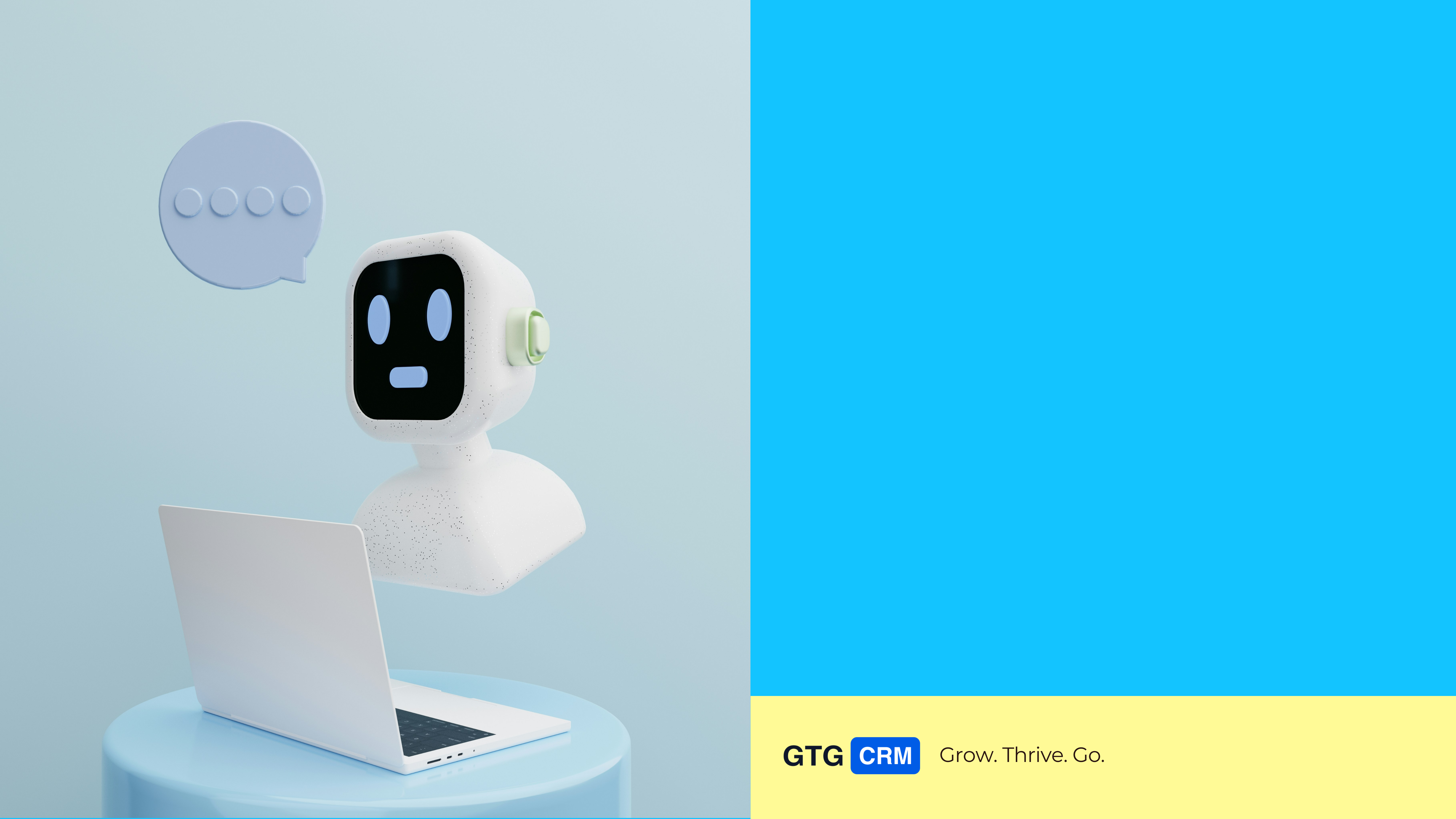 GTG CRM : Chat en direct directement sur votre page de destination