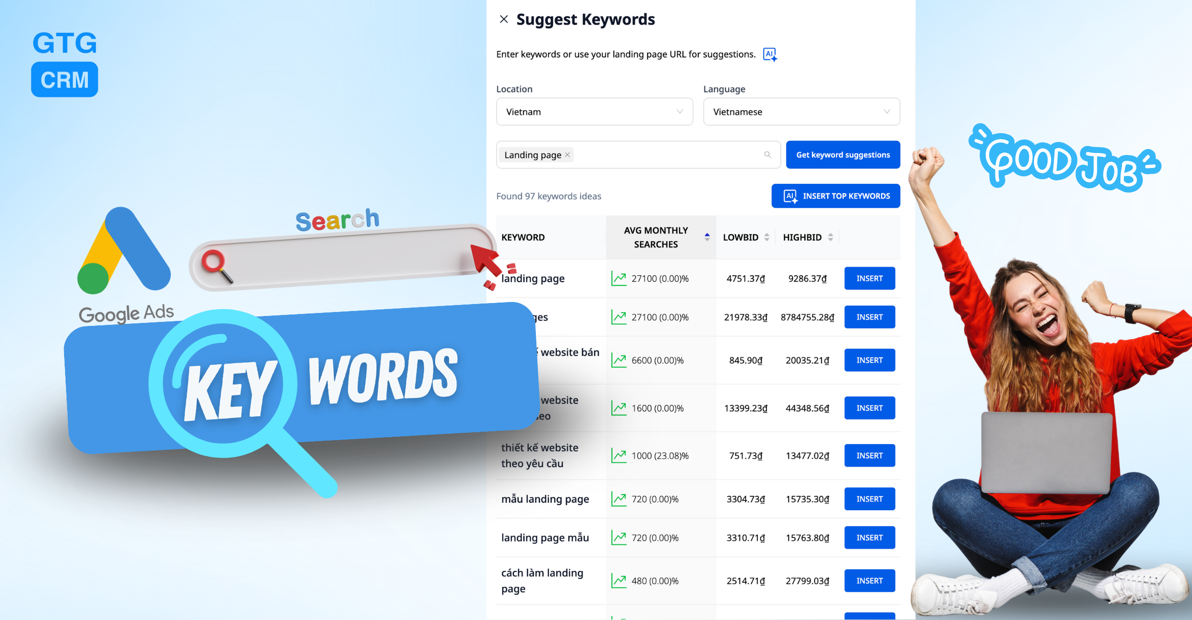 Choose the right Google Ads keywords from the start to save 70% of your budget.