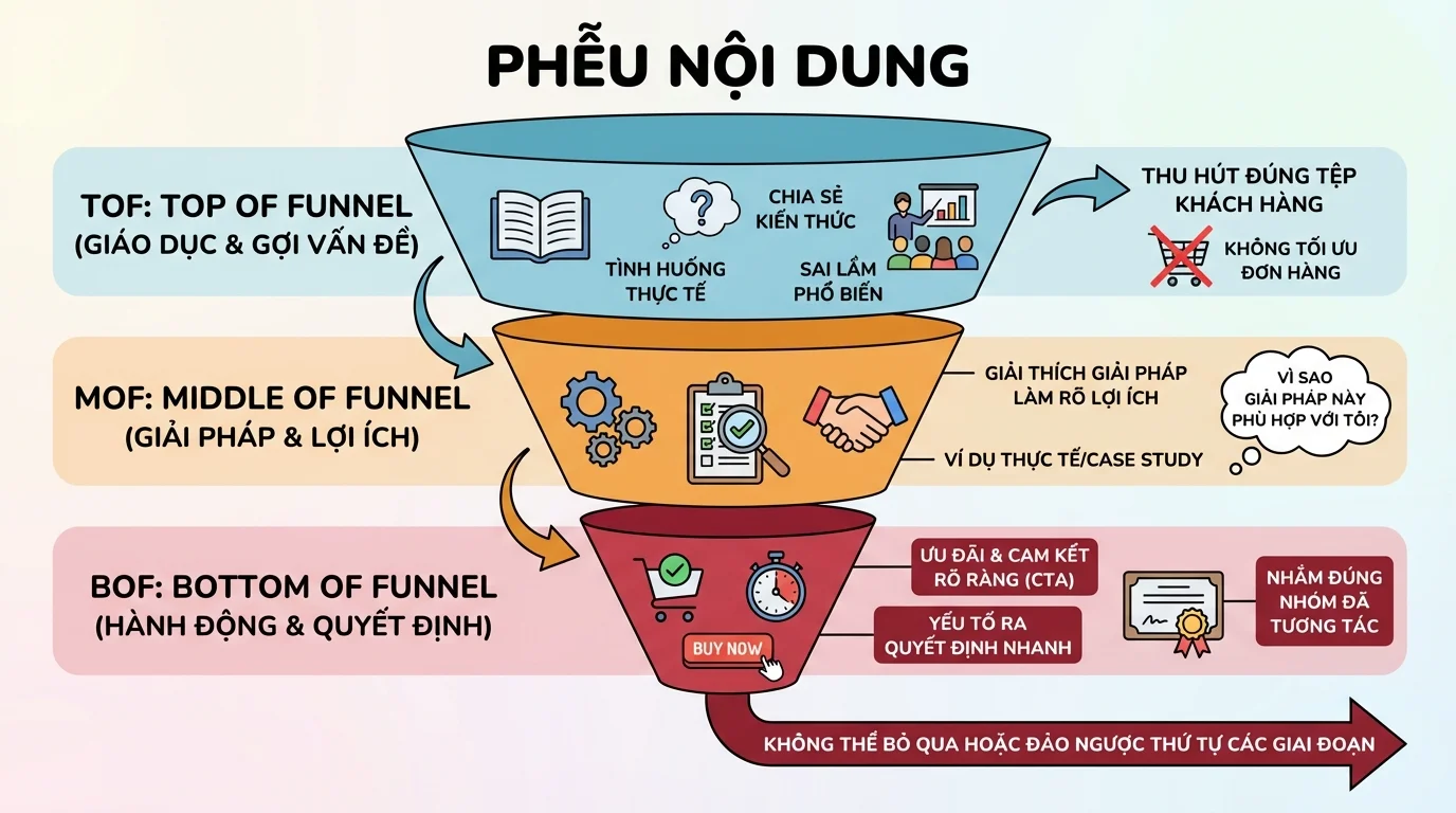 セールスファネル用の標準​​的な広告コンテンツを作成する方法。