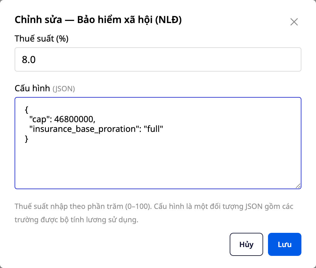 Editing a component: displays GTG's default (source, year) and your input field